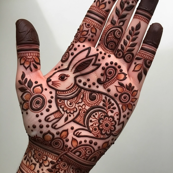 rabbit mehandi ka designs