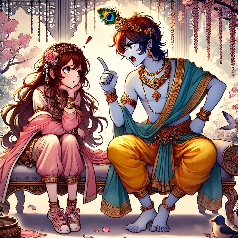 radha dp anime