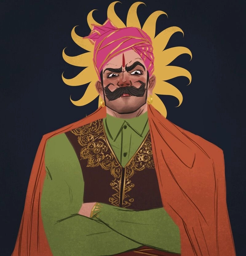 rajput name dp