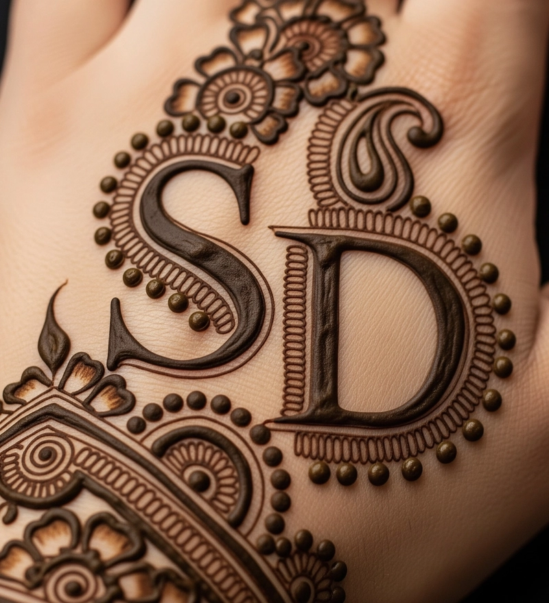 s d mehndi design