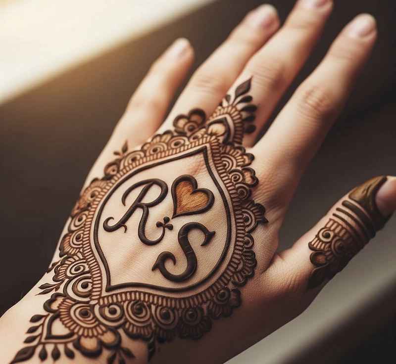 s r mehndi design