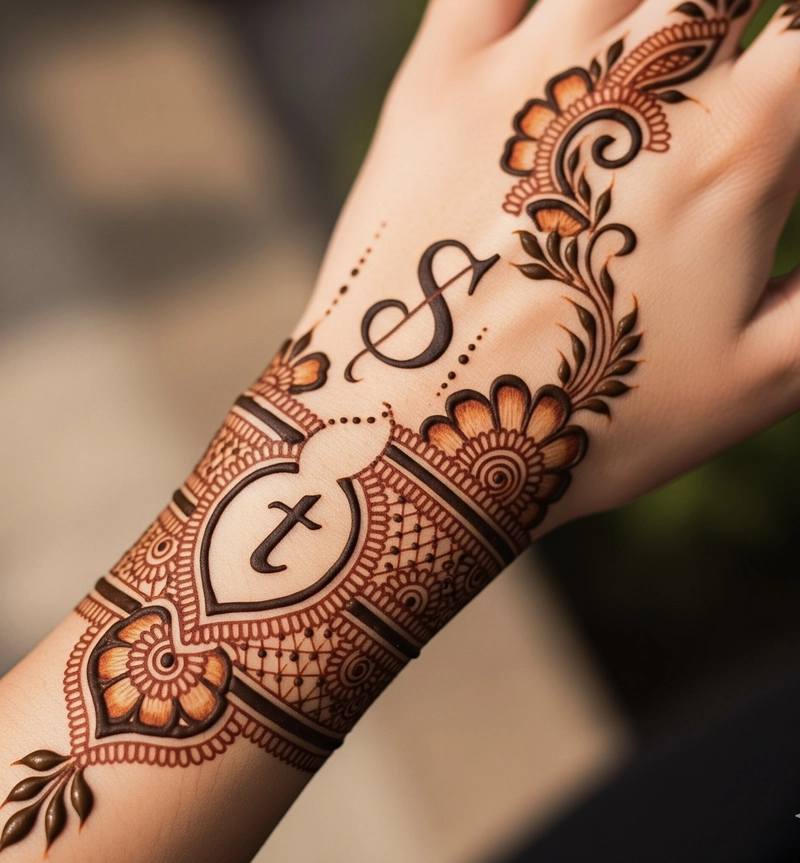 s t mehndi design