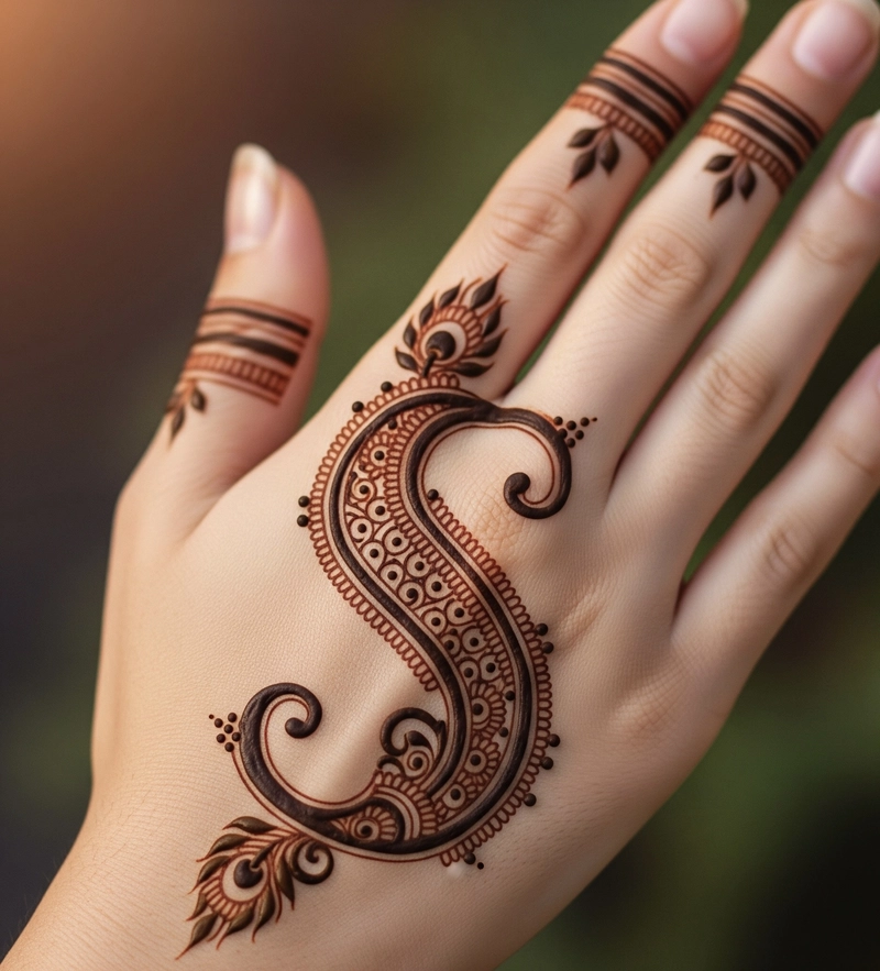 s wali mehndi design