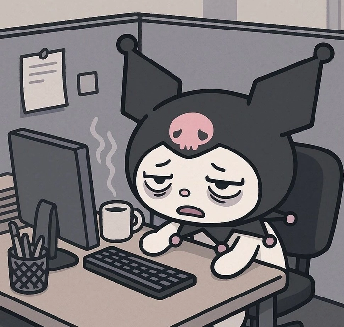 sad kuromi pfp