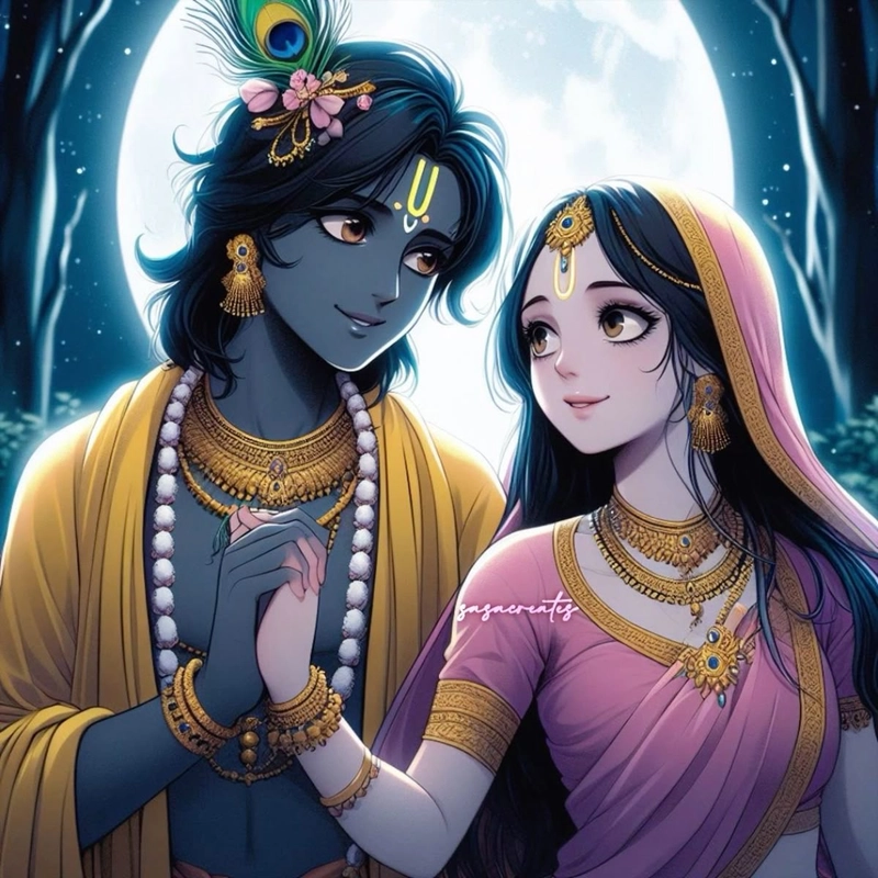 shree krishna anime dp