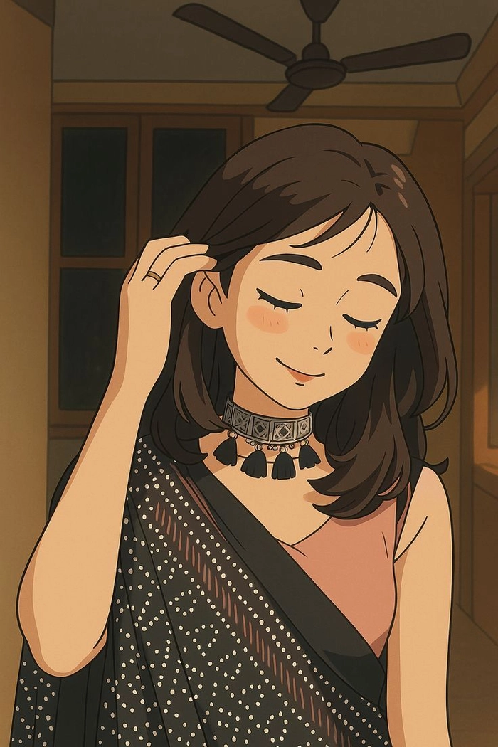 simple saree dp for instagram