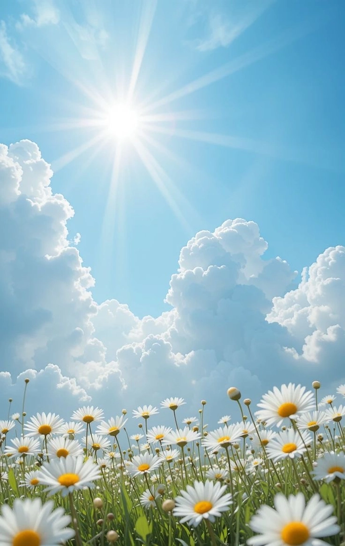 sky aesthetic flower dp for instagram