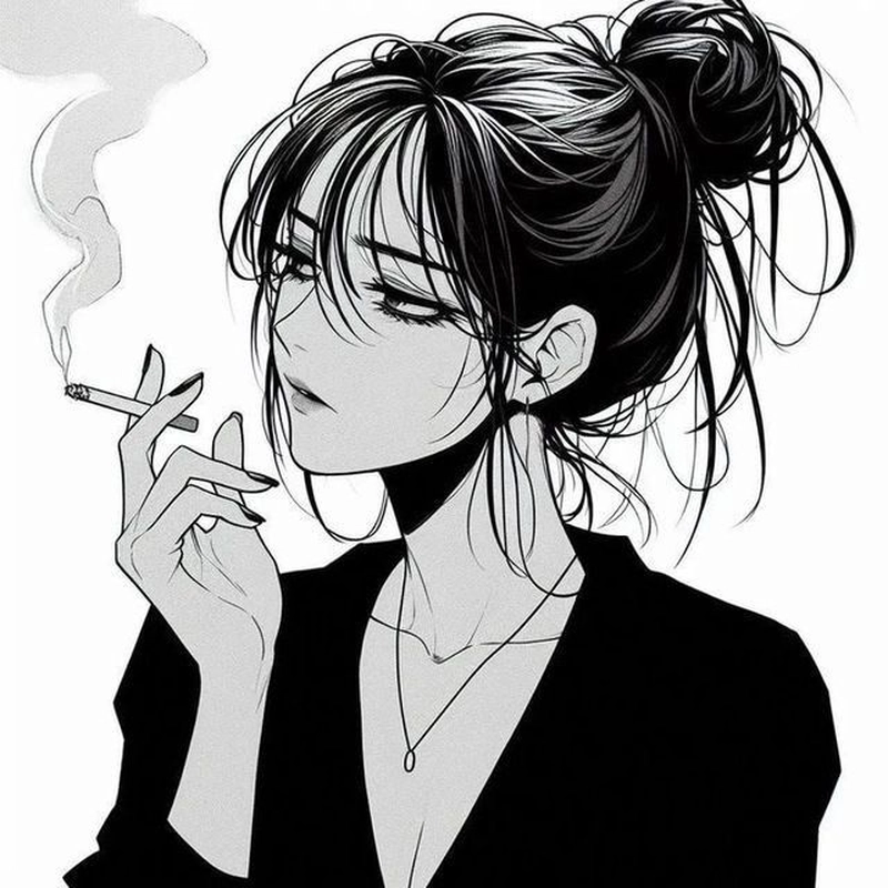 smoking dp for girls