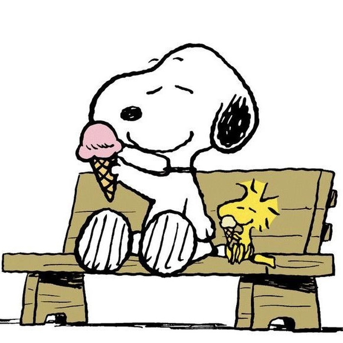 snoopy ice cream pfp