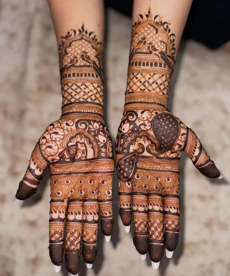 south indian mehndi designs