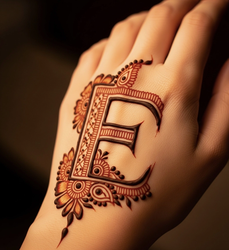 stylish back pic hand mehndi designs e