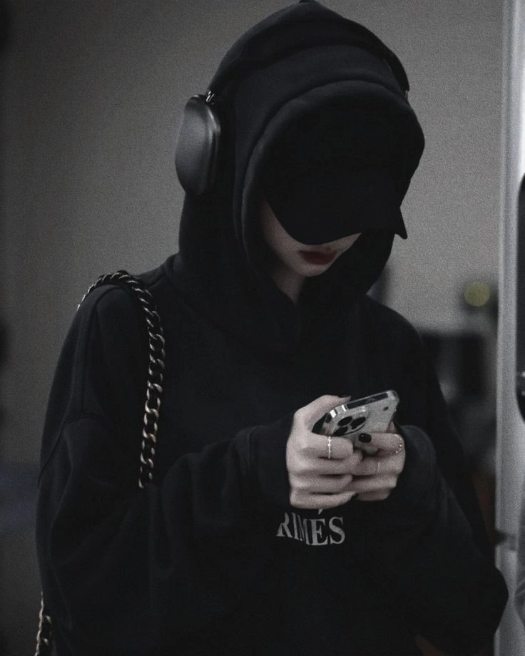 stylish black dp for whatsapp