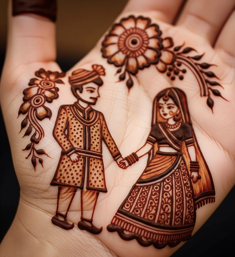 swing for couple in mehendi function