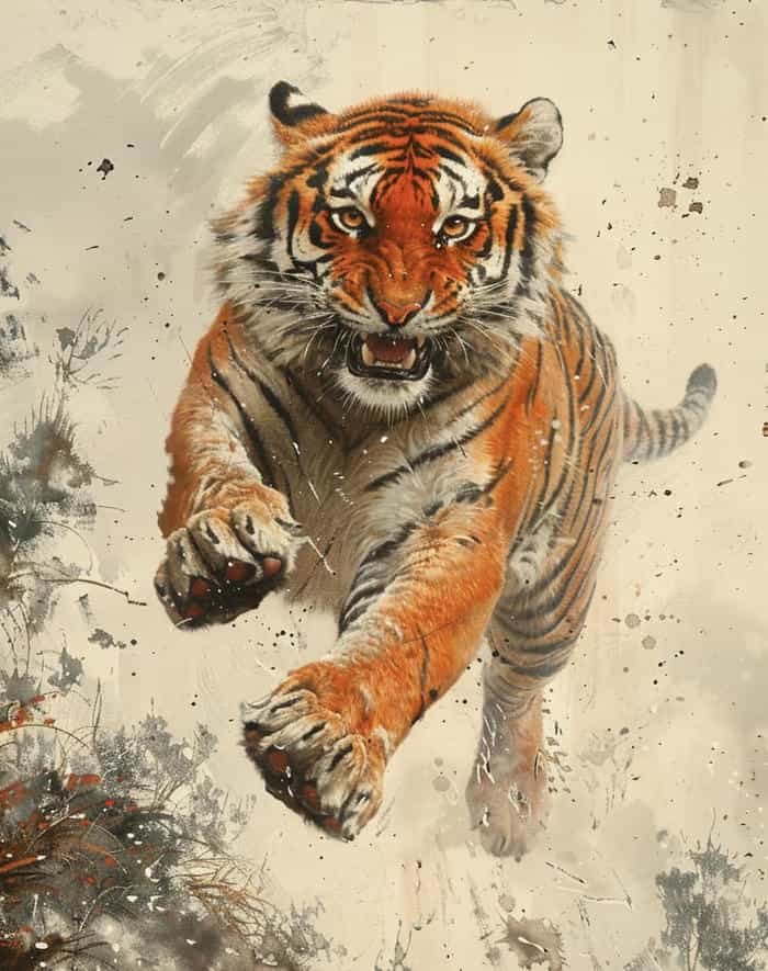 tiger in jungle dp