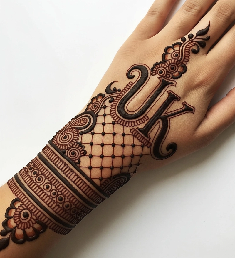 u k mehndi design