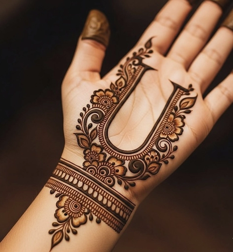 u name mehndi back hand