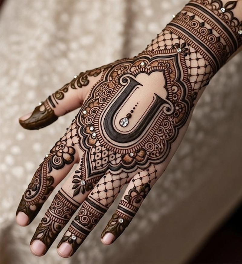 u name mehndi pic