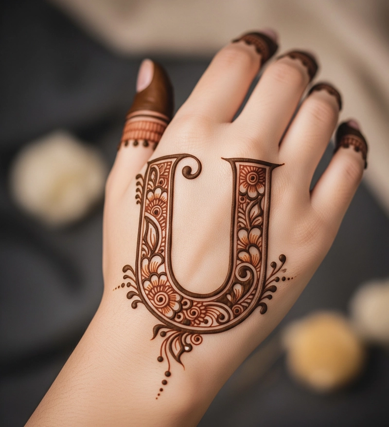 u name mehndi picture