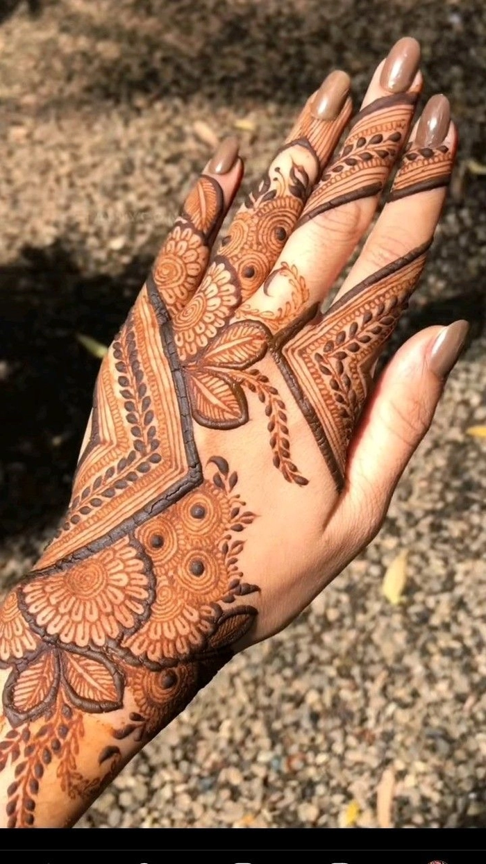 upper hand mehndi