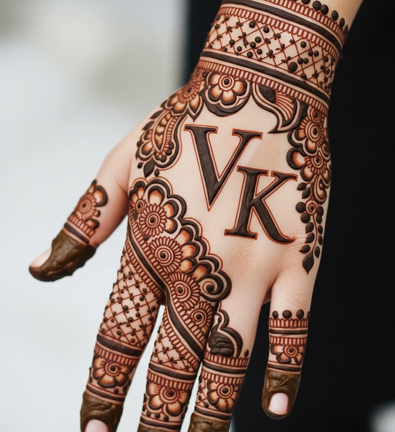v k mehndi design