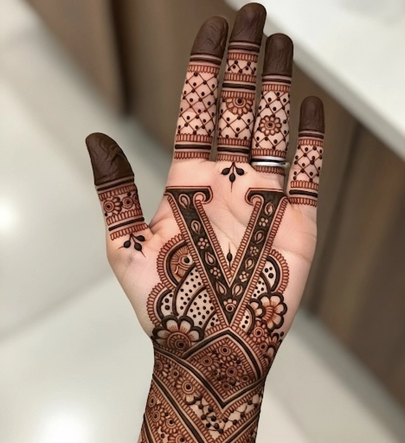 v mehndi design tattoo