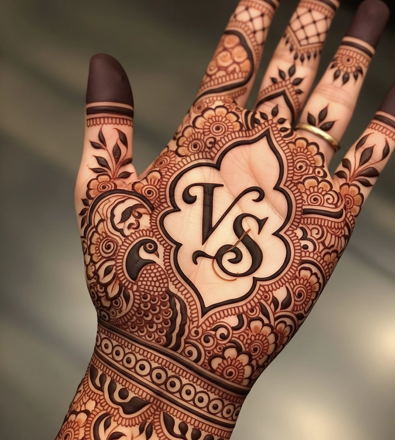 v s mehndi design