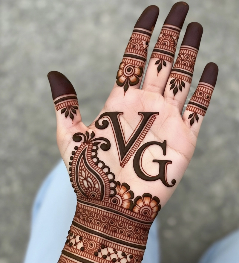 vg mehndi design