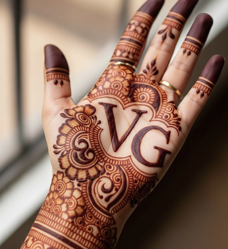 vg mehndi design