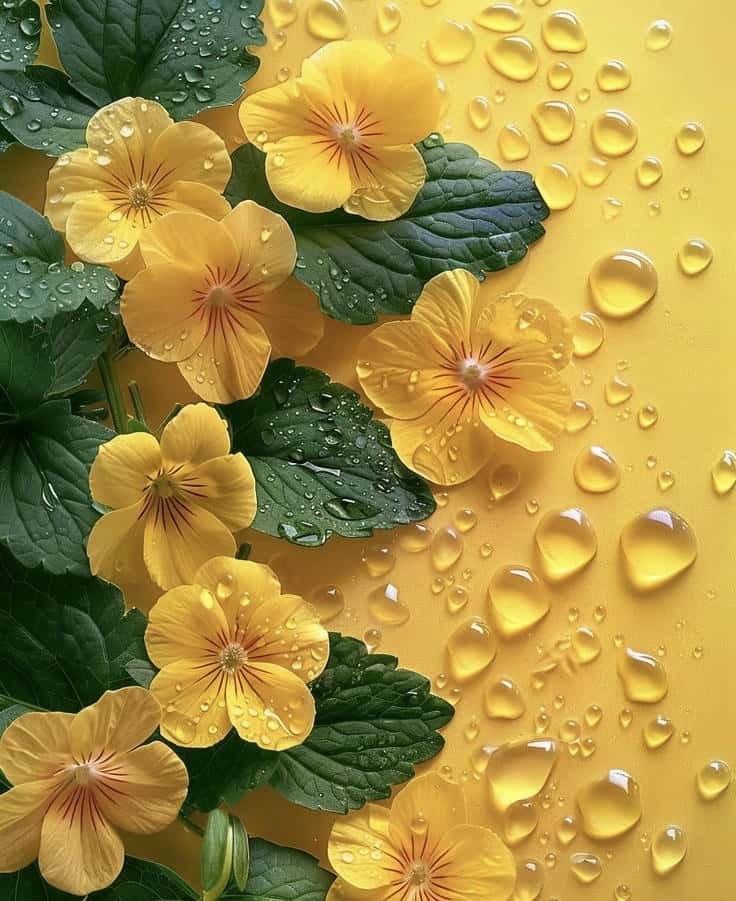 vibrant yellow display pic