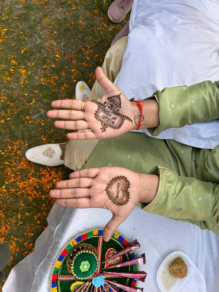 wedding groom mehndi design simple and beautiful