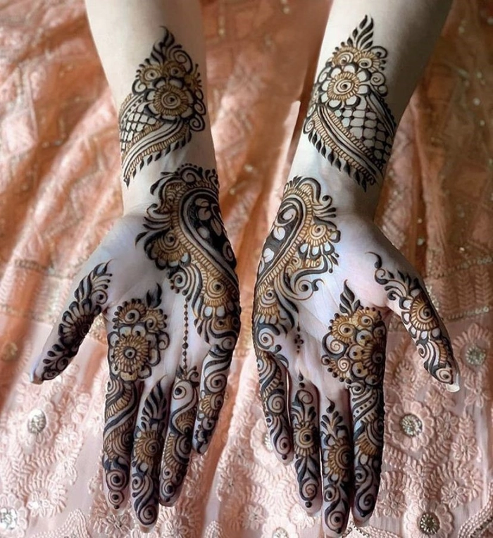western mehndi design 2025