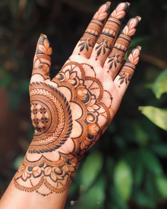 western mehndi designs
