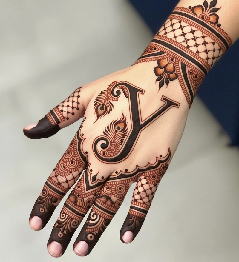 y henna design image