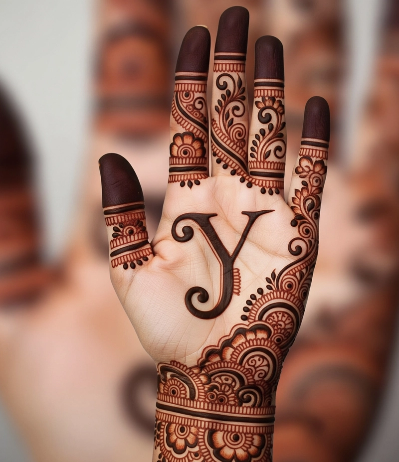 y henna design images