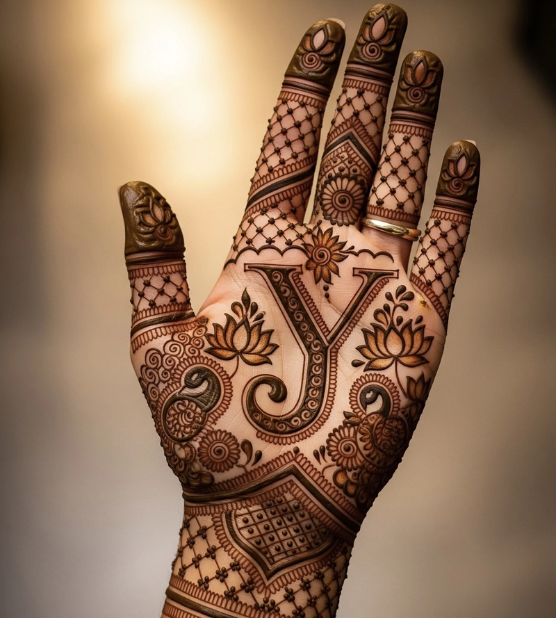 y henna design