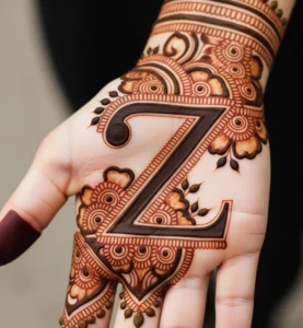 z mehndi design for back hand photo