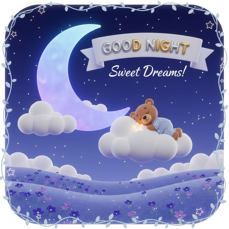 3d good night images