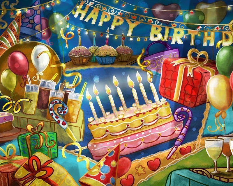 Happy Birthday Chachu celebration message image
