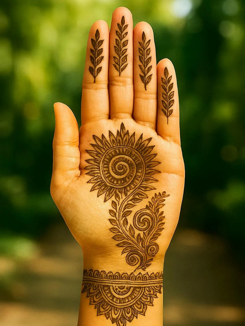 Mehndi Design Raksha Bandhan beautiful henna art