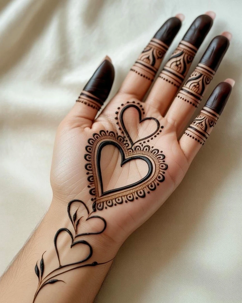 Mehndi Design Raksha Bandhan floral festive pattern