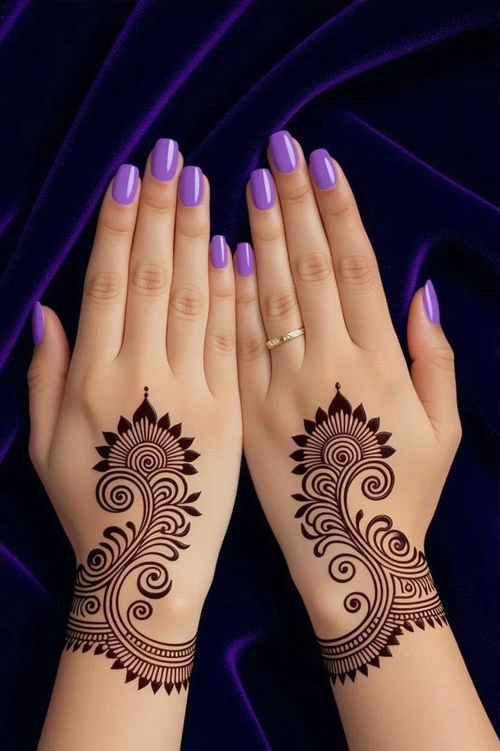 Mehndi Design Raksha Bandhan modern creative look