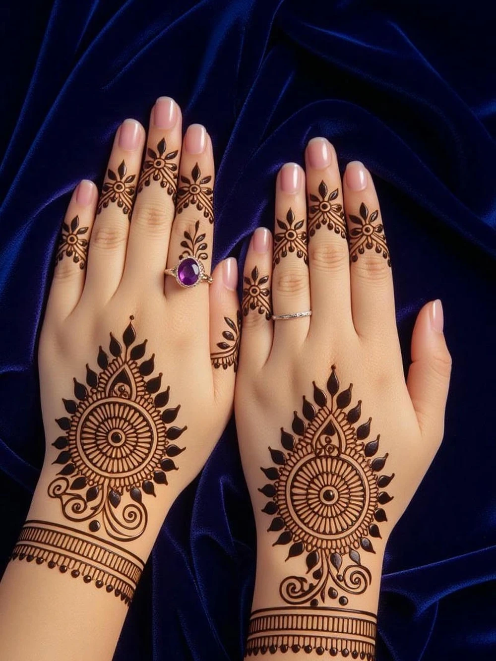 Raksha Bandhan Mehndi Design festive celebration style