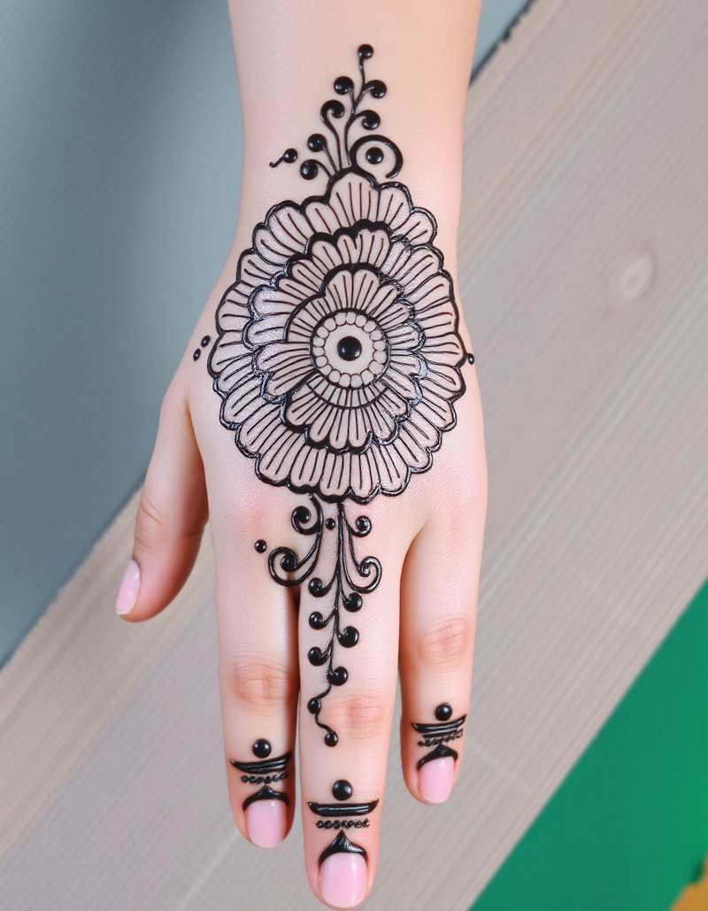 aage ka mehndi design simple and beautiful