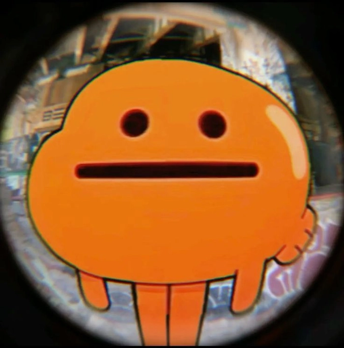 aesthetic orange dp for whatsapp