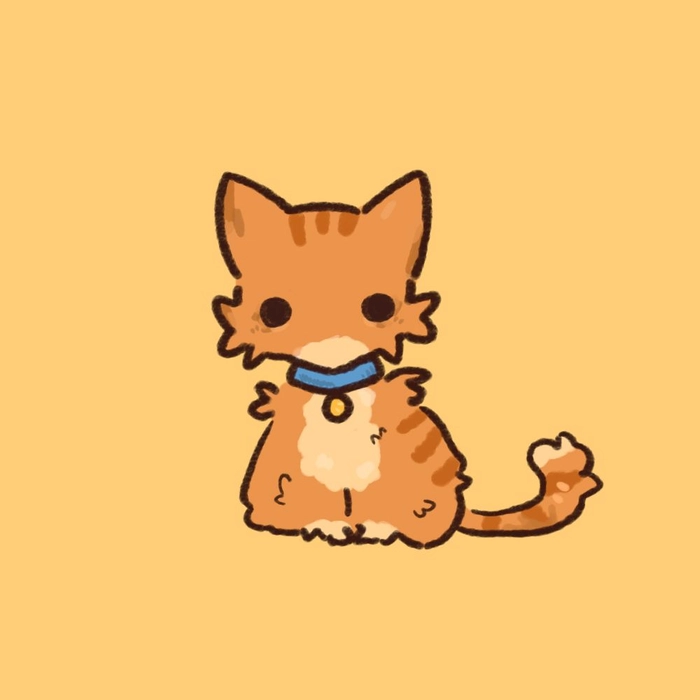 aesthetic preppy orange pfp