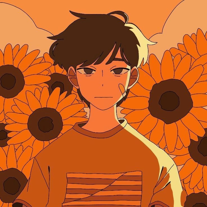 anime orange pfp