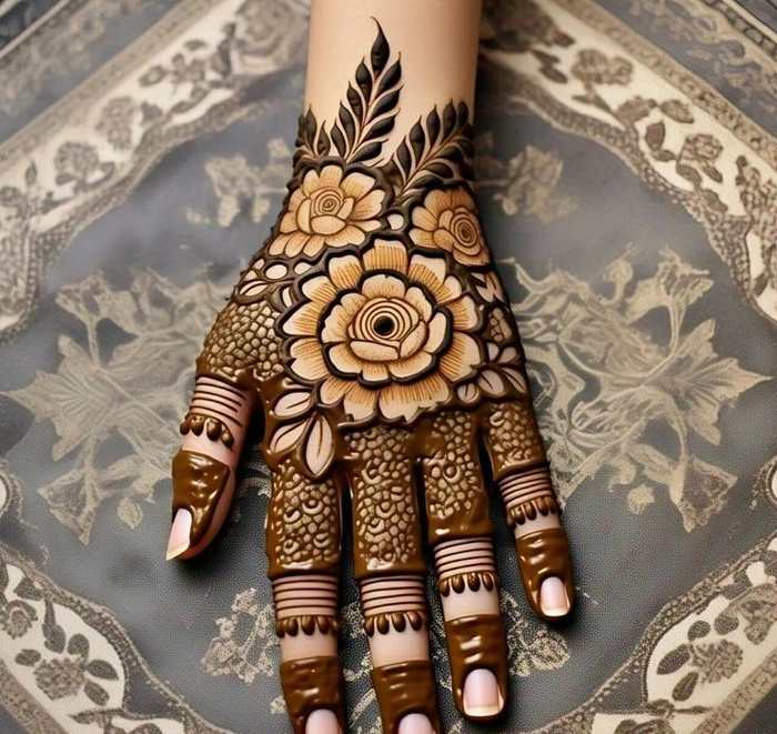 arabic palm mehndi designs