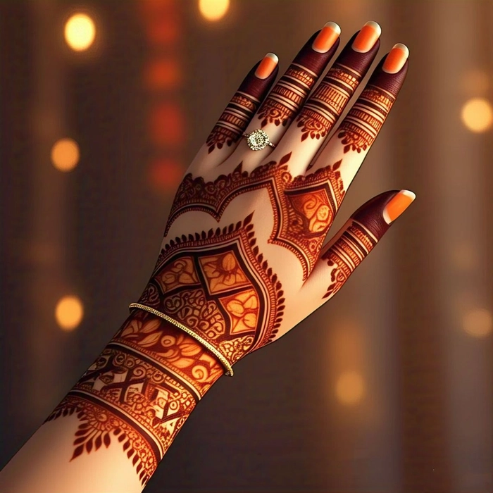 back side gorgeous mehndi designs