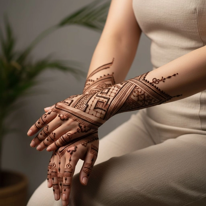 bhai rakhi mehndi design