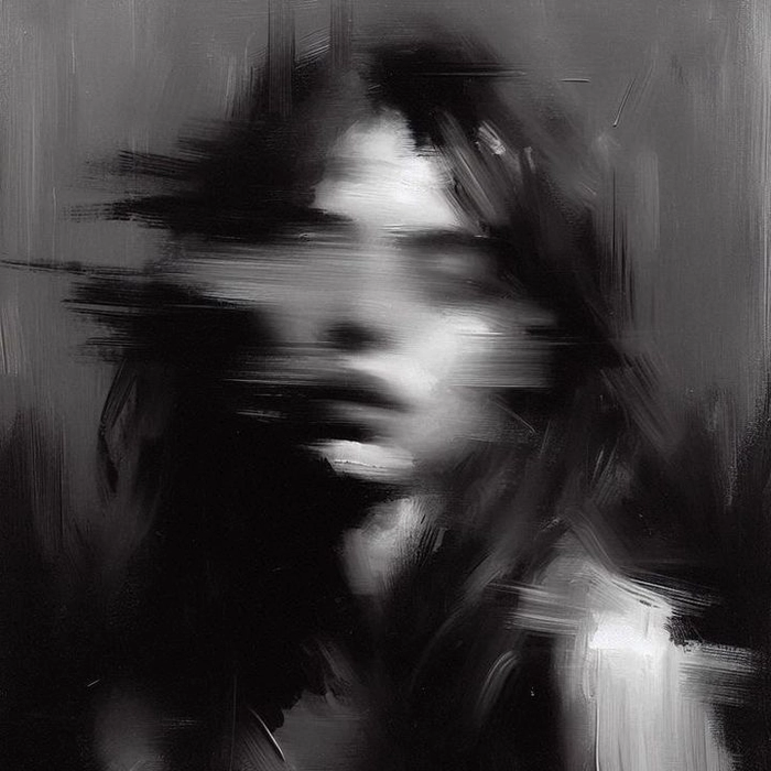 black and white dp sad